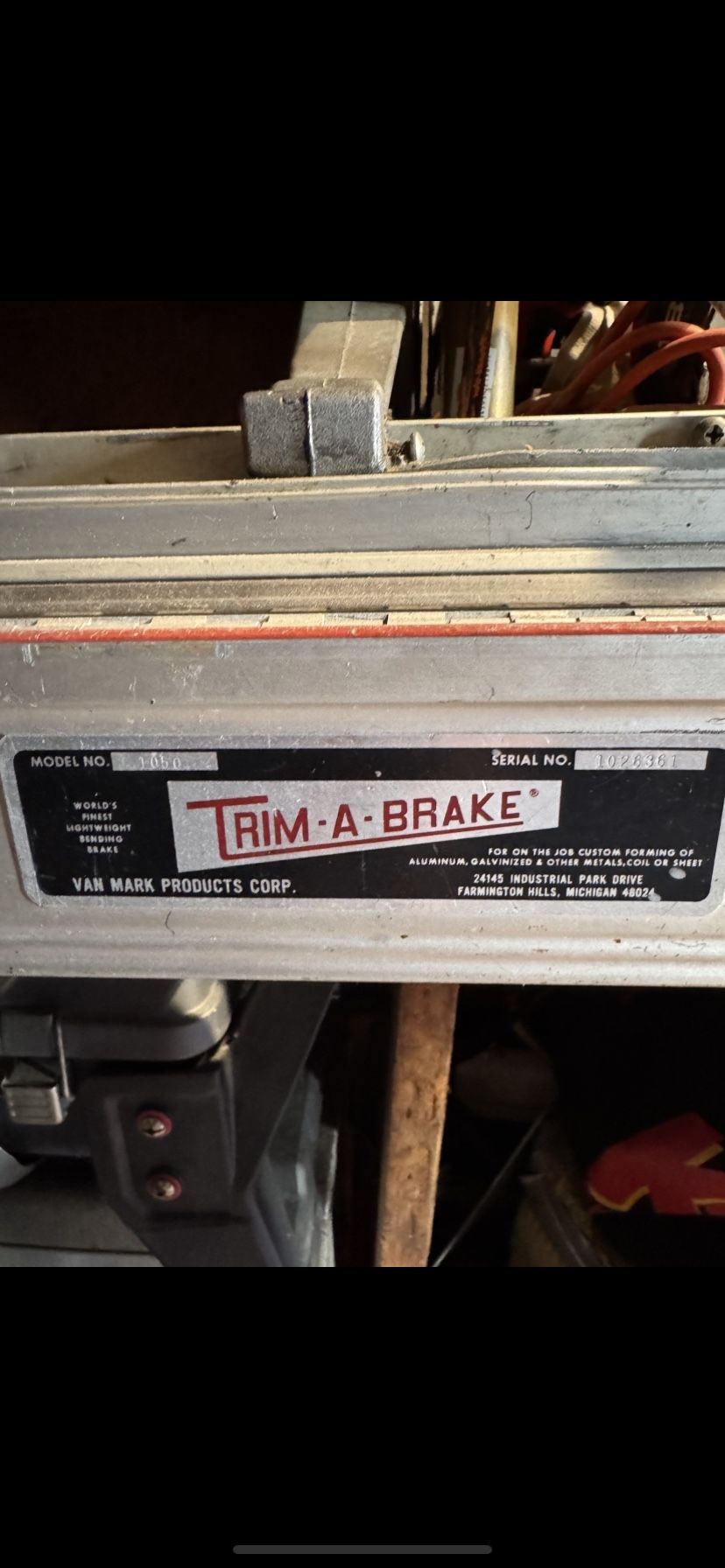 Ten Foot Siding Brake 
