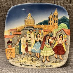 Christmas in Mexico plate of Beswick!  wall plate.  in perfect condition without any damage