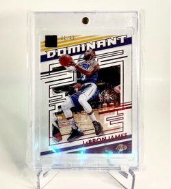 2020-21 Panini Clearly Donruss LeBron James Clearly Dominant Red /49
