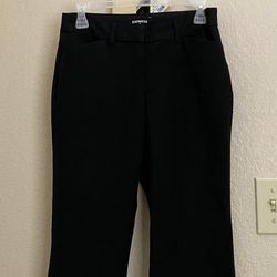 EXPRESS BLACK PANTS EDITOR BOOT CUT SZ 2