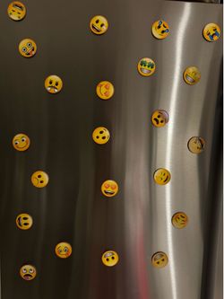 MORCART 54PCS Emoji Fridge Magnets