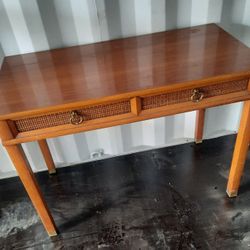 Antique solid wood table - $150