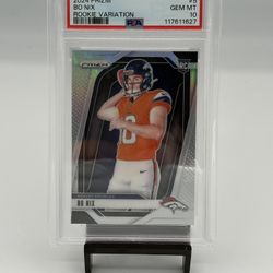 2024 Panini Prizm Rookie Variation #5 Bo Nix PSA 10