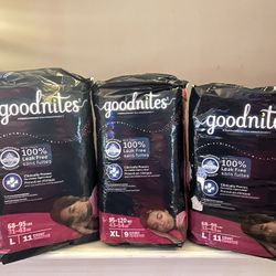 Goodnites Night Time Underwear Bundle