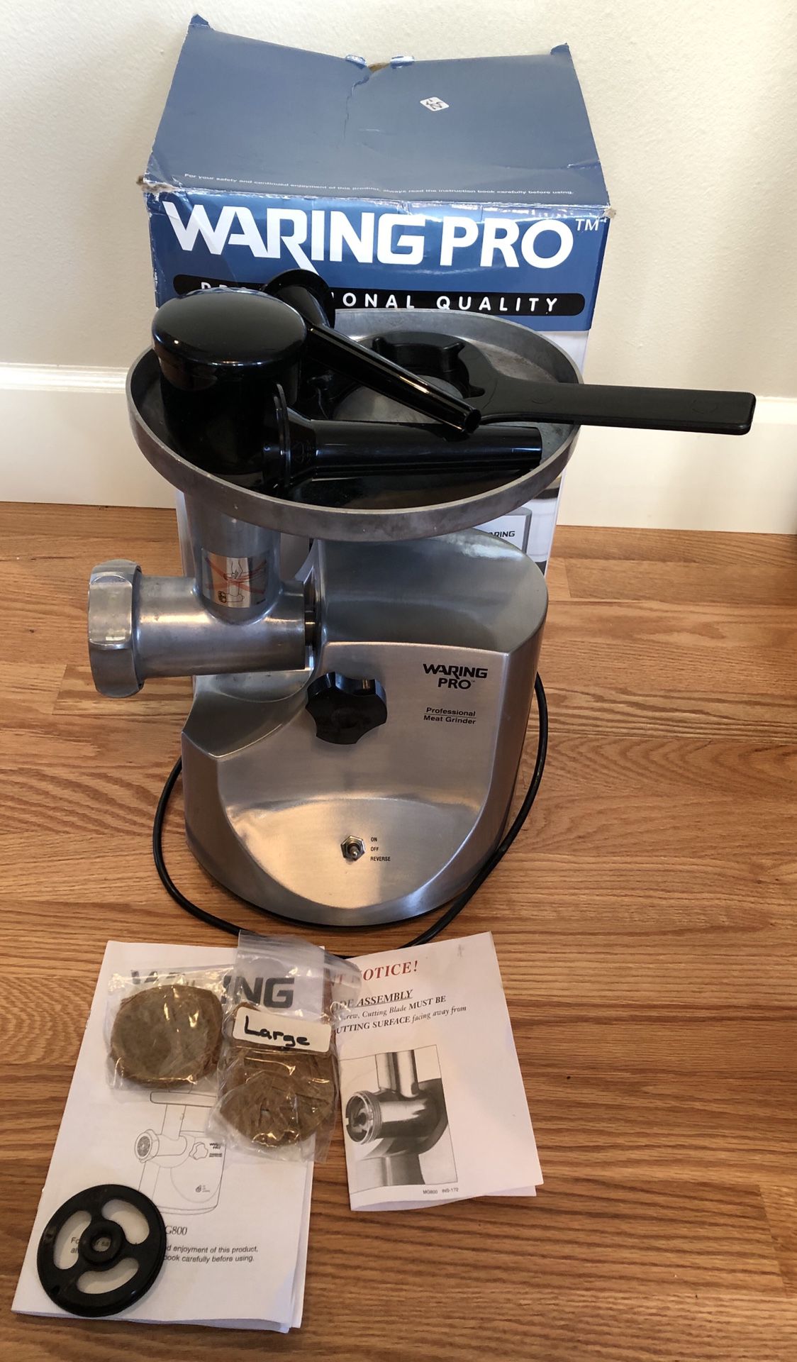 Waring Pro Professional Meat Grinder MG800