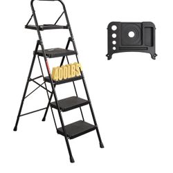 4-Step Ladder, 400lbs Max Load