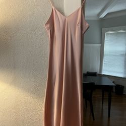 Satin/Silk Slip Blush Pink
