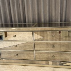 Omni Mirrored 6 Drawer Chest Z Gallerie