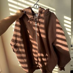 Brandy Melville Brown Oversized Jacket