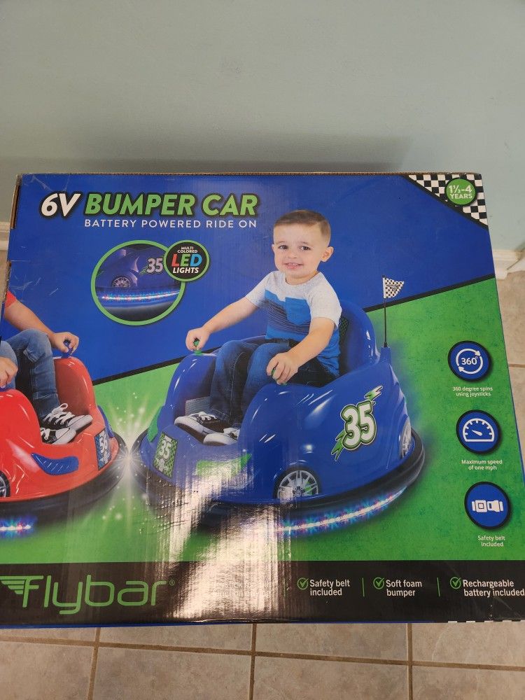 New 6V Bumper Car