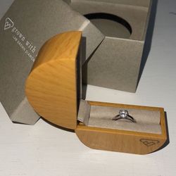 Lab Grown Engagement Ring 1.08 Carats Size 7