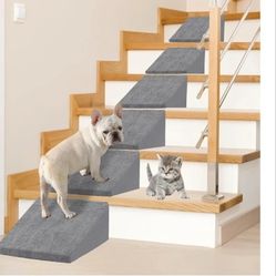  Dog Ramp for Stairs- Gray