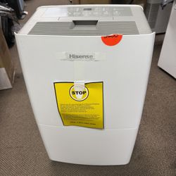 Hisense 50 Pint 3-Speed Dehumidifier with Built-in Pump, 3 Modes