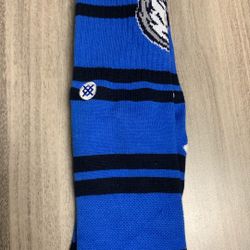 Dallas Mavericks Stance Unisex Prep Stripe Crew Socks.