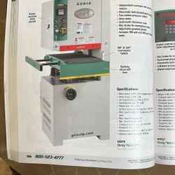 15” Wide Belt Sander