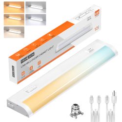 Linkable LED Under Cabinet Lighting 6W 600LM 5 CCT Dimmable 12-inch $17.25