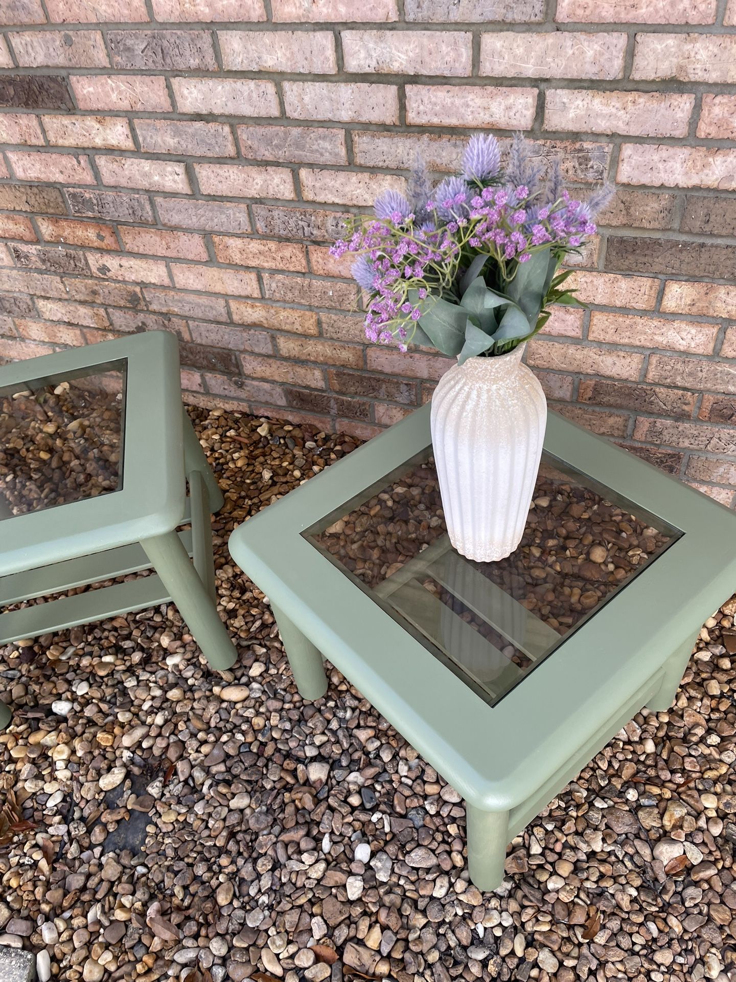 Olive Green End Tables