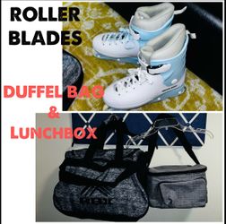 Rollerblades duffel bag & lunchbox set