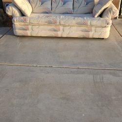 COUCH 8 FEET LONG BY 37 INCHES DEEP