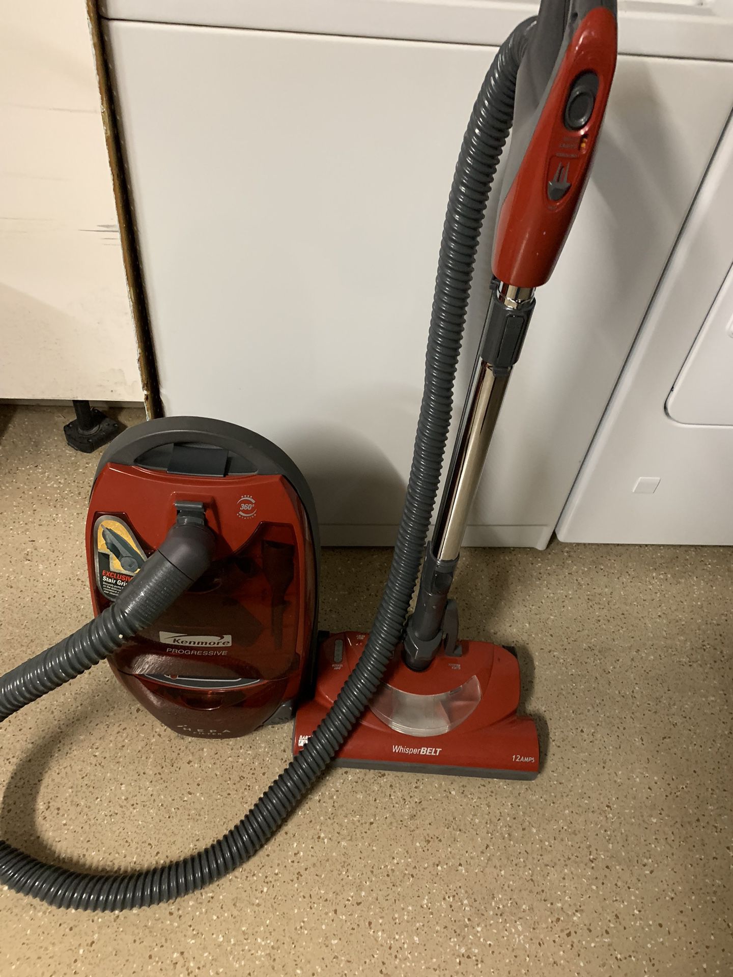 Kenmore Progessive Canister Vacuum  Works Great!