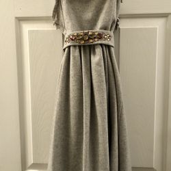 Banana Republic Wool Strapless Dress