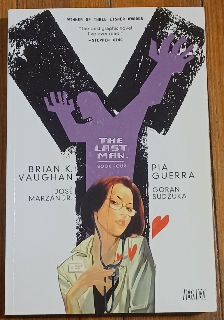 The Last Man Paperback Comic Book Thick Book Four DC Pia Brian Nurse 