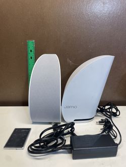 Jamo DS5 Powered stereo speaker system with Bluetooth® (White)