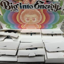 Authentic Pop Mart Big Into Energy Labubu Series – Full Set with Display Box (All 6, No Secret)