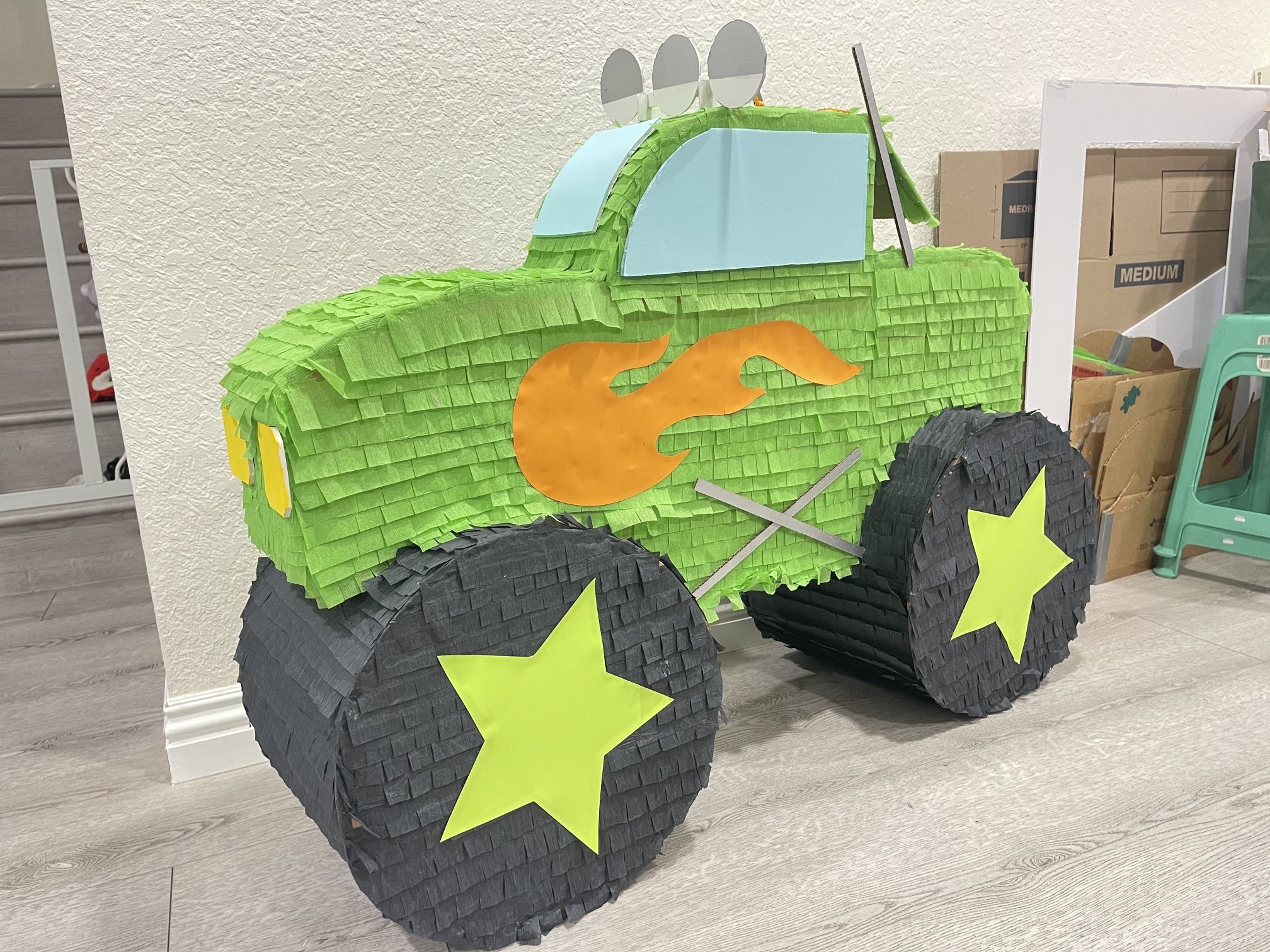 Giant Hotwheels pinata