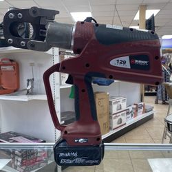 129 series burndy patriot W/ 18v Makita Battery