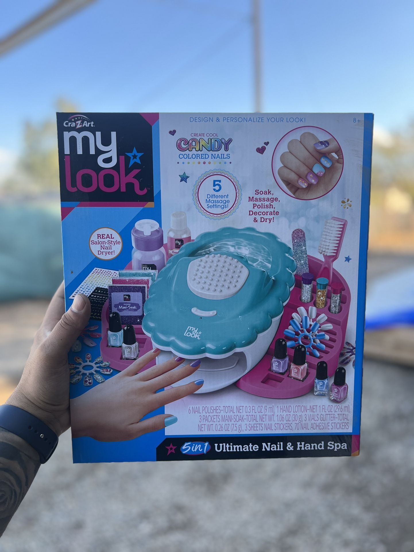 New MY LOOK 5-in-1 Ultimate Nail & Hand Spa ° Activity Kit
