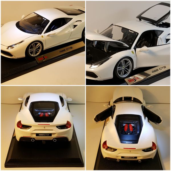 Ferrari 488 Gtb 118 Diecast Model Car By Maisto For Sale In