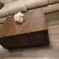 Coffee Table & Side Table Set With Storage