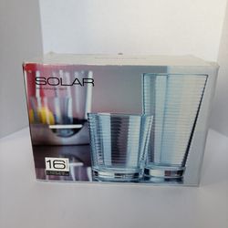 New box of 16 Drinking Glasses