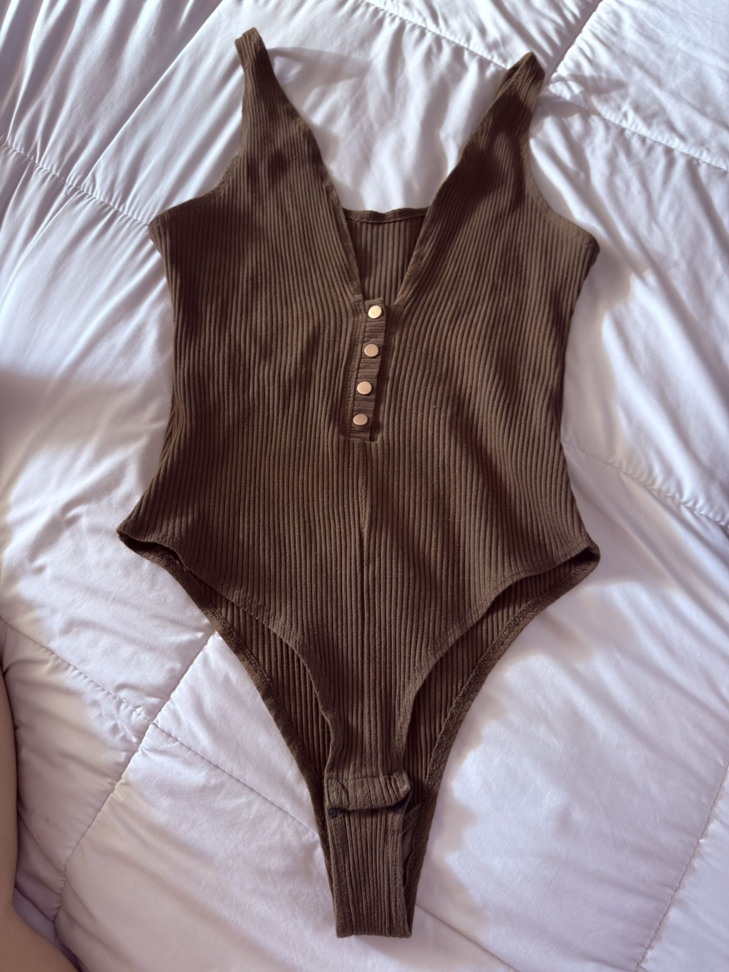 Olive Green Bodysuit