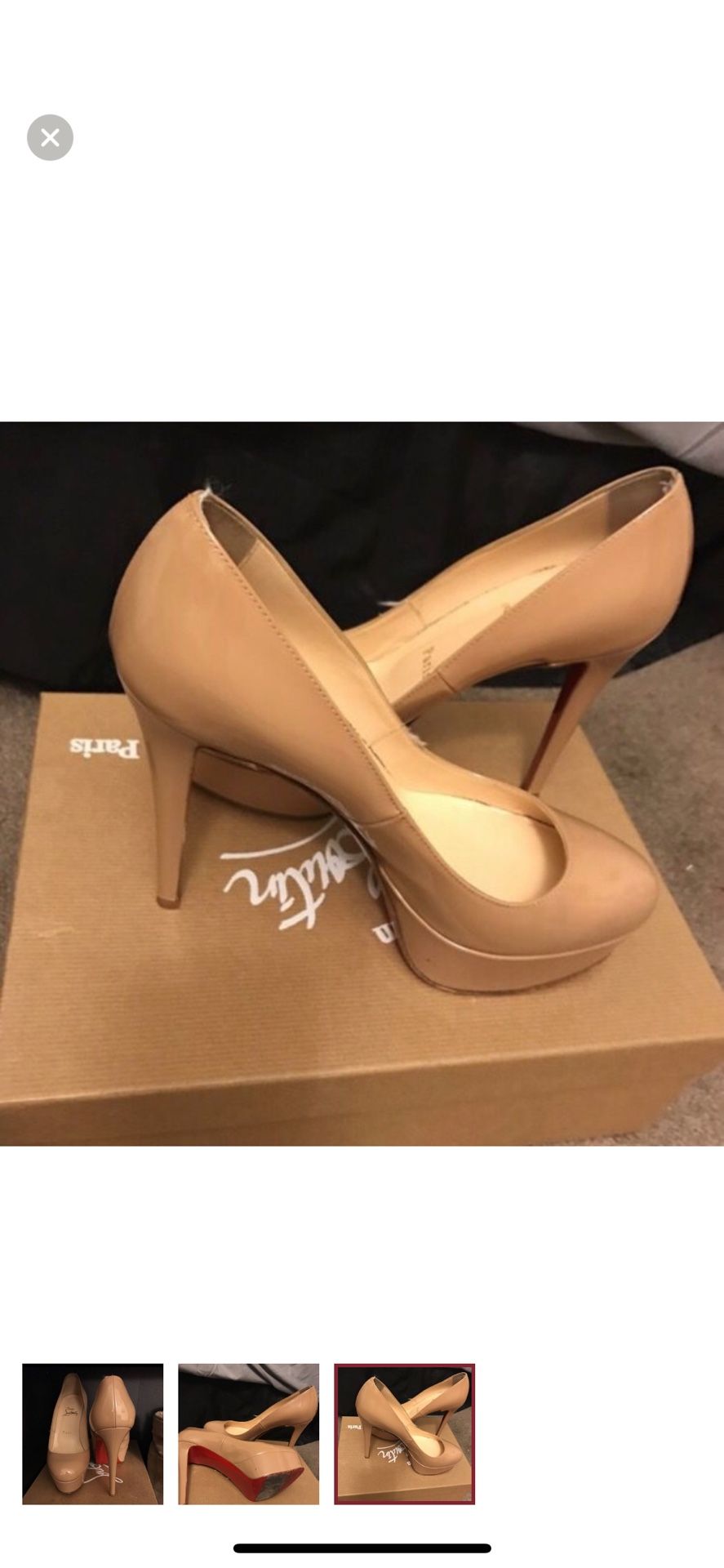 Christian Louis Vuitton Platform Pumps