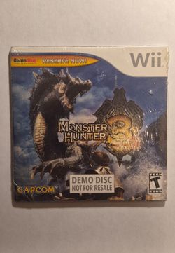 Monster hunter tri demo disc (wii)