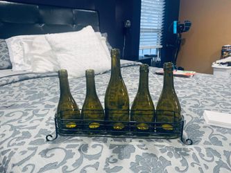 Gorgeous Green Bottle Tealight Candle holders