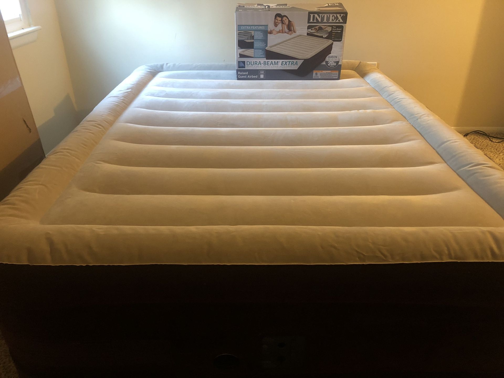 Blow up bed “INTEX” brand new never been slept on before, I paid $159 for it.... letting it go for $100 or trade whatever works, serious inquires onl