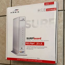 Open Box ARRIS SURFboard SVG2482AC DOCSIS 3.0Cable Modem  AC2350 Wi-Fi Router