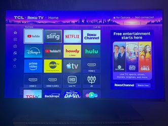 TCL 55” 4K HDR Smart TV
