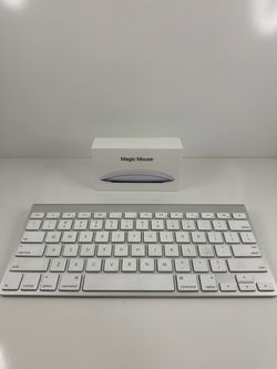 Apple Magic Mouse 2 A1657 w/Box & Apple Wireless Keyboard A1314 Bundle Tested!