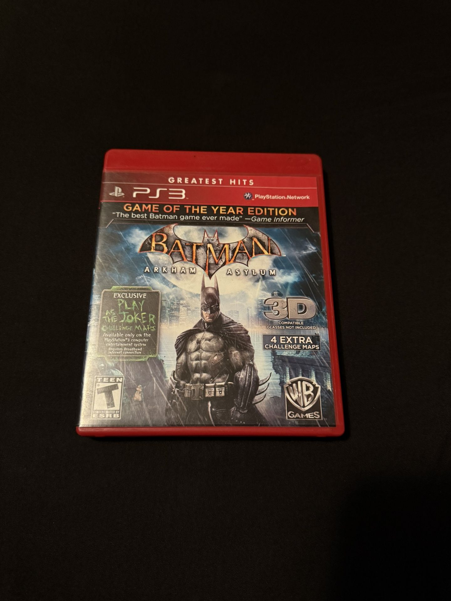 Batman Arkham Asylum Ps3 Game 