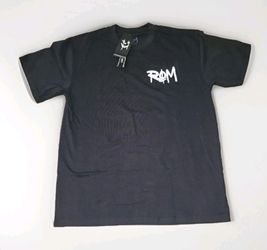ROM Graphic T " Make Money Not Friends" Size Large (118)