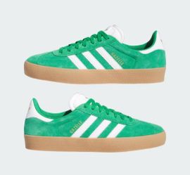 Brand New vibrant green suede adidas Gazelle sneakers