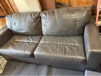 Leather couch