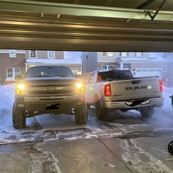Jacked Up 2011 Chevy Silverado 1500 Lt
