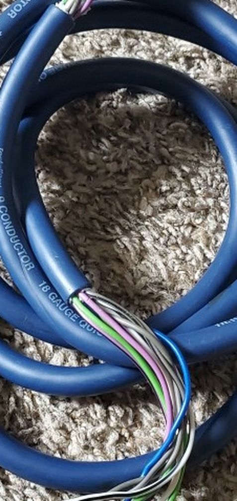 INSTALLBAY All Copper Multi 9 Conductor Cable 18 GA Color Coded - 10FT