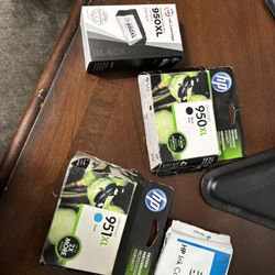 4 New Ink Cartridges 3= HP 1= HP Compatible All 4 For $20