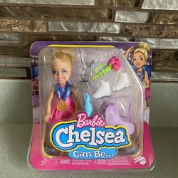 BRAND NEW BARBIE CHELSEA ICE SKATER DOLL 